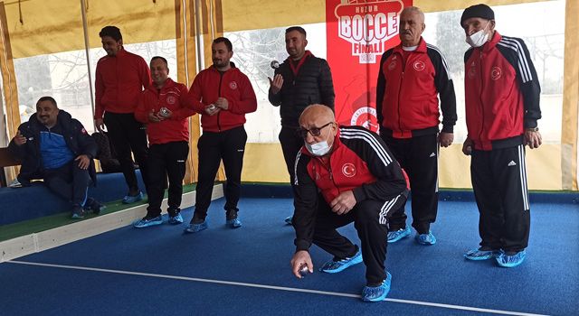 Osmaniye’de Yaşlılar Haftası bocce turnuvası sona erdi