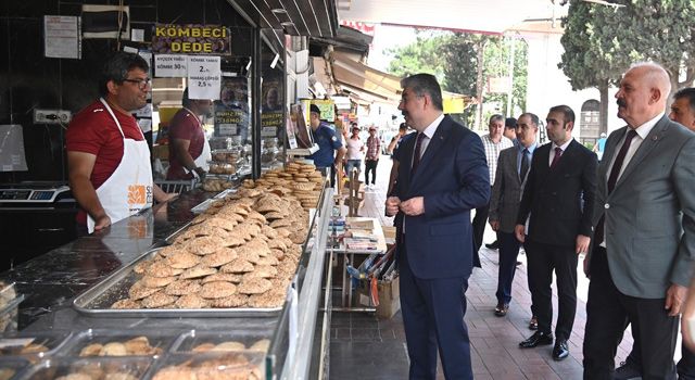 Osmaniye Valisi Erdinç Yılmaz esnaf ziyaretlerini sürdürüyor