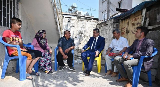 Osmaniye Valisi Erdinç Yılmaz’dan engelli aileye ziyaret