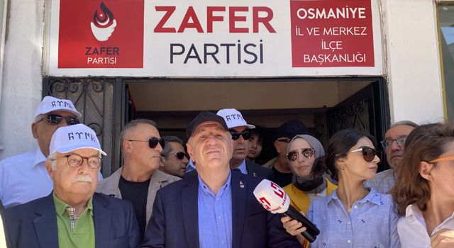 Zafer Partisi Genel Başkanı Özdağ, Osmaniye’de