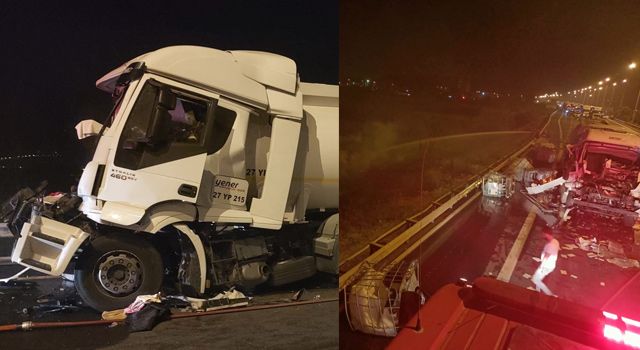 Akaryakıt yüklü tanker TIR’a çarptı: 1 ölü