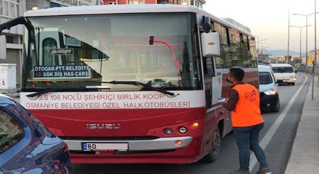 Osmaniye'de Şehir İçi Dolmuş Ücretlerine Zam Yapıldı