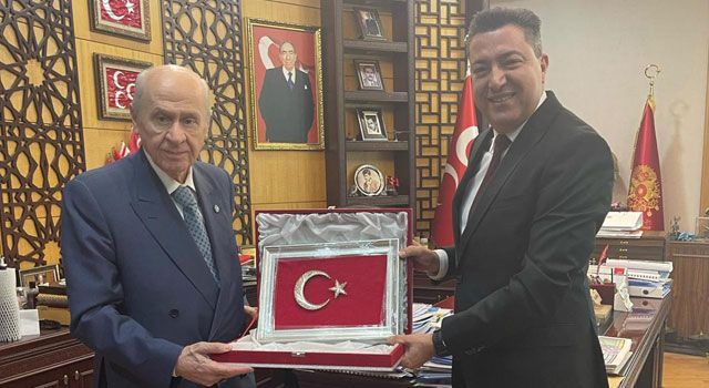 OKÜ Rektöründen MHP Genel Başkanı Bahçeli’ye Ziyaret