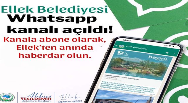 Belde Belediyesi, Whatsapp Kanalı Açtı