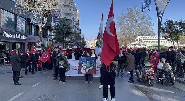 Isparta’da teröre lanet yürüyüşü düzenlendi