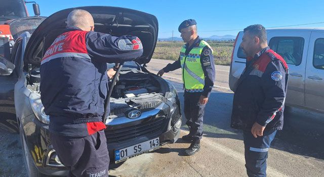 Jandarma’nın Dikkati Yangını Önledi