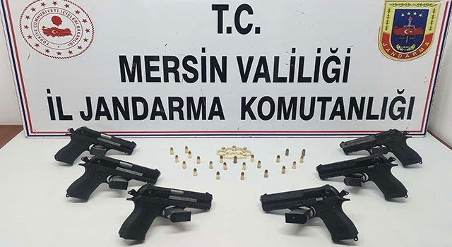 Mersin’de silah kaçakçılığı iddiasıyla bir şüpheli yakalandı