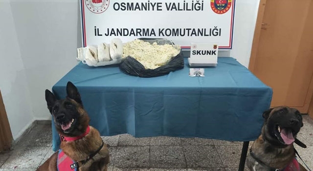 Osmaniye’de peynir bidonunda uyuşturucu ele geçirildi