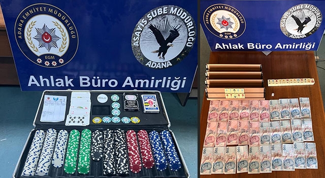 Adana’da 2023’te kumar oynayan 823 kişiye toplam 3,3 milyon lira ceza kesildi