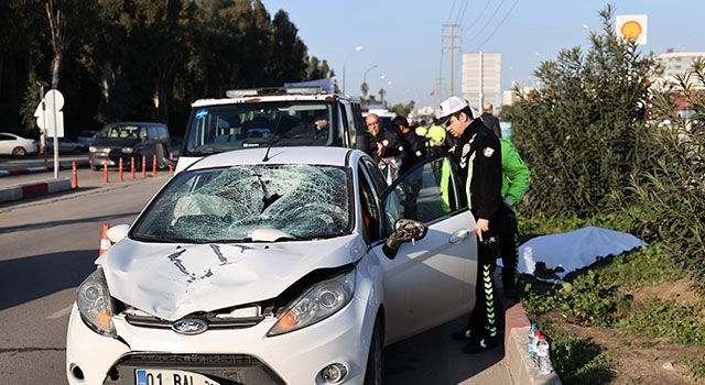 Adana’da otomobilin çarptığı yaya yaşamını yitirdi