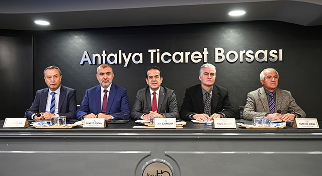 Antalya Ticaret Borsası meclis toplantısı yapıldı