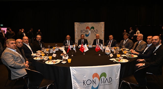 Antalya Valisi Şahin, KONYSİAD’a konuk oldu: