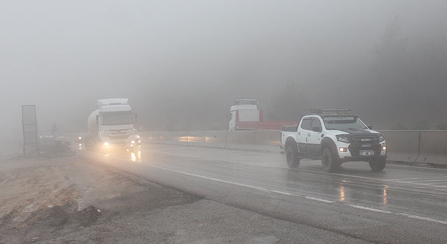 Hatay’da yoğun sis etkili oldu