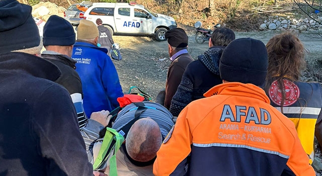 Isparta’da doğada yürürken düşerek yaralanan kişi kurtarıldı