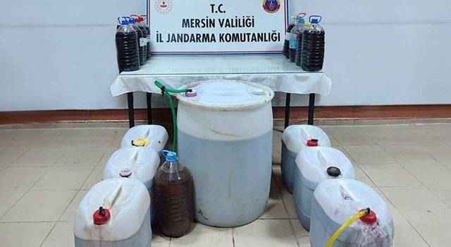 Mersin’de sahte içki operasyonunda 3 şüpheli yakalandı