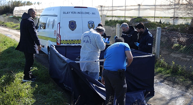 Antalya’da sulama kanalında ceset bulundu