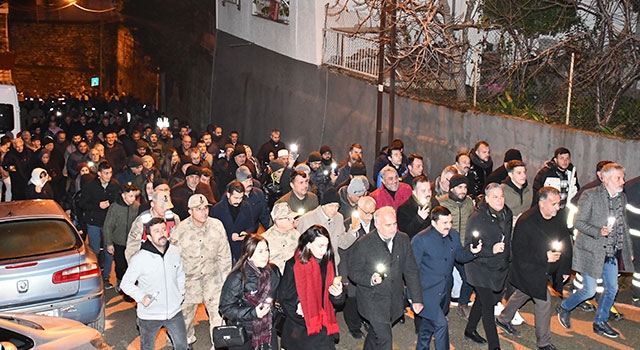 Belen’de 6 Şubat depremlerinde hayatını kaybedenler anıldı