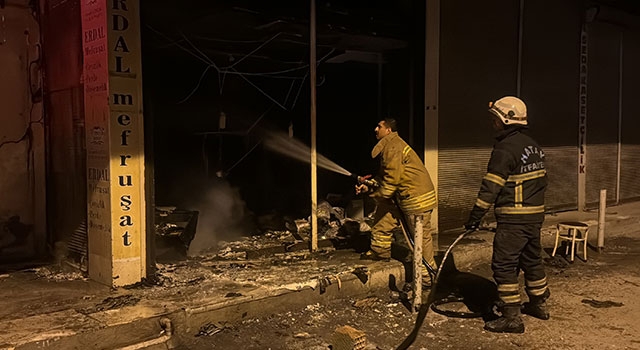 Hatay’da iş yerinde çıkan yangın söndürüldü