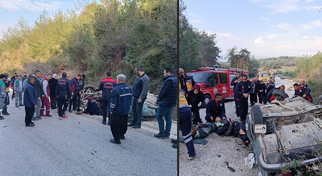 Osmaniye’de tırla çarpışan otomobildeki 2 kişi yaralandı