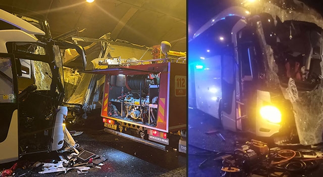Osmaniye’de yolcu otobüsünün tıra çarpması sonucu 1 kişi öldü, 6 kişi yaralandı