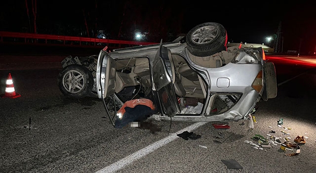 Adana’da devrilen cipin sürücüsü öldü