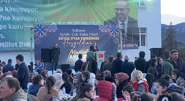 Aladağ’da Belediyesince iftar programı düzenlendi