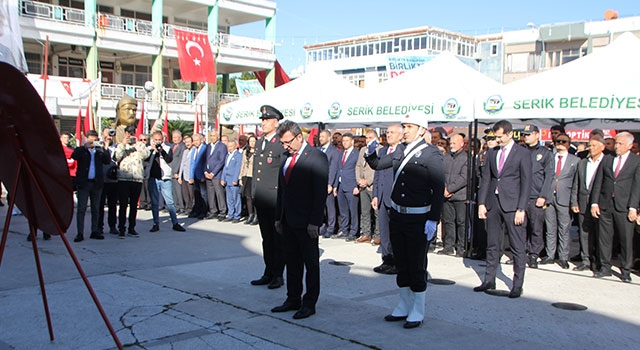 Atatürk’ün Serik’e gelişinin 94. yıl dönümü kutlandı