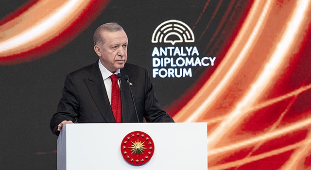 Cumhurbaşkanı Erdoğan, Antalya Diplomasi Forumu’nda konuştu: (1)