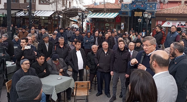Gelecek Partisi Genel Başkanı Davutoğlu, Yalvaç’ı ziyaret etti