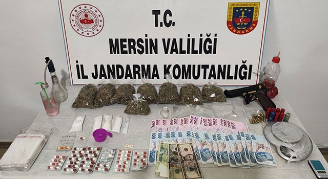 Mersin’de uyuşturucu operasyonunda 8 şüpheli yakalandı