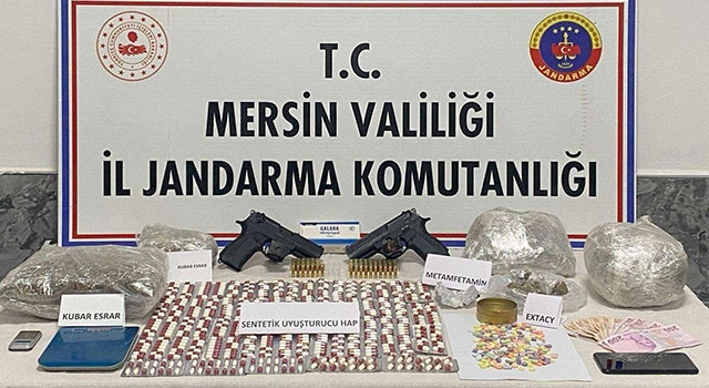 Mersin’de uyuşturucu operasyonunda bir şüpheli yakalandı