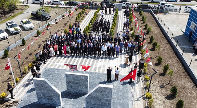 Hatay’da Şehitler Parkı düzenlenen törenle açıldı