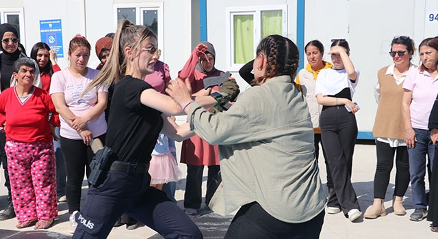 Komiser yardımcısı tekvandocudan kadınlara yakın savunma eğitimi