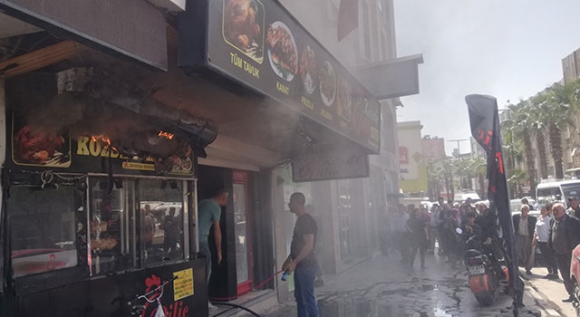 Tarsus’ta restoranda çıkan yangın söndürüldü