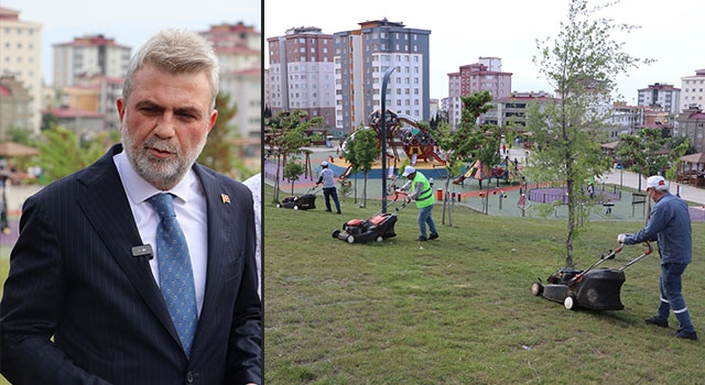 20 bin afetzedeye barınma imkanı sunan park ve bahçelerde depremin izleri siliniyor