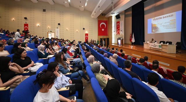 OKÜ’de Filistin Paneline Yoğun İlgi