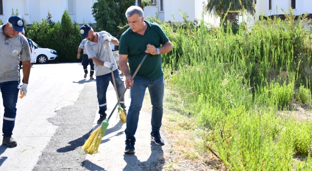 Bozyazı’da temizlik çalışması yapıldı