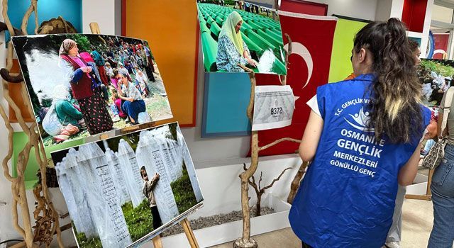 Gençlik Merkezinden “Srebrenitsa” Sergisi