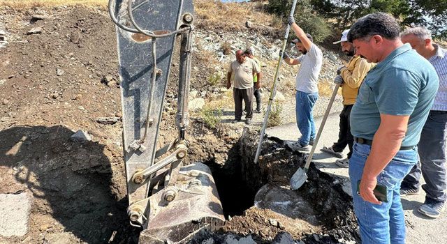 İlçede Altyapı Çalışmaları Sürüyor