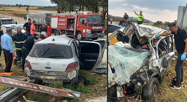 Isparta’da otomobilin kamyona çarptığı kazada 2 kişi yaşamını yitirdi