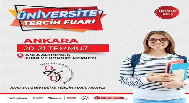 OKÜ Ankara'da Düzenlenecek Tercih Fuarında Yerini Alacak