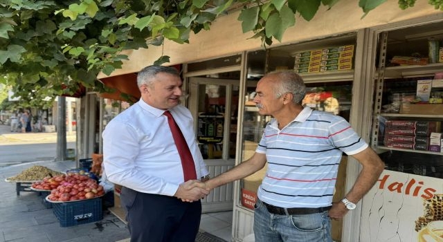 Başkan İba'dan Esnaf Ziyareti Sırasında Yol Açıklaması