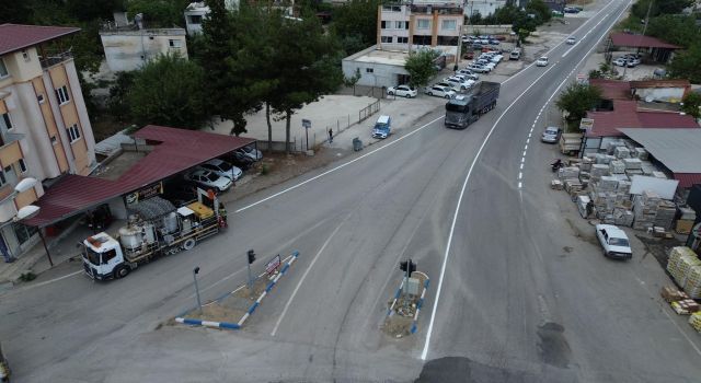 Düziçi'de Trafiği Rahatlatacak Çalışma Tamamlandı