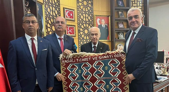 Kadirlili İş Adamlarından Bahçeli’ye Ziyaret