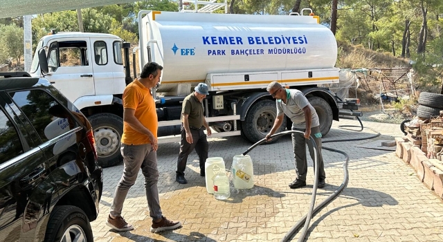 Kemer’de su kesintileri yaşanan mahallede sondaj çalışması yapılacak