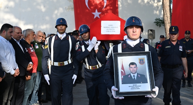 Şehit Jandarma Uzman Çavuş Mehmet Aykanat’ın cenazesi Osmaniye’de defnedildi