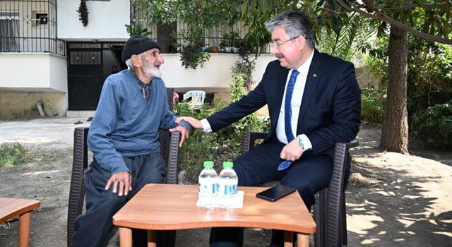 Şiddete Mağduru Mehmet Amcaya Vali Yılmaz’dan Ziyaret