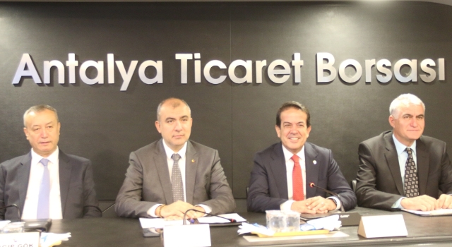 Antalya Ticaret Borsası Ekim Ayı Meclis Toplantısı yapıldı