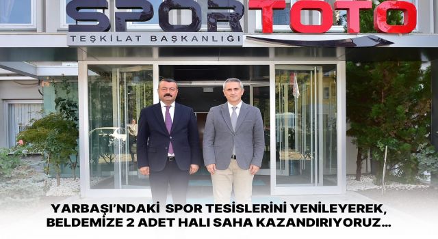 Başkan Aksoy'dan Yarbaşı'na Halı Saha Müjdesi