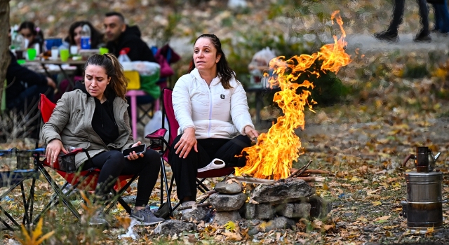 Adana’daki Belemedik Tabiat Parkı sonbahar renklerine büründü